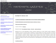 Tablet Screenshot of matematikgazetesi.com